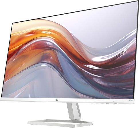 HP 27" 100Hz 300 nits IPS FHD (1920x1080) Monitor (Replaces M27f) w/Docztorm Hub USB Port Expander, Flicker-Free, Adjustable Tilt, 1x HDMI 1.4, 1x VGA, Black/Silver (2025 Latest Model) in Saudi Arabia