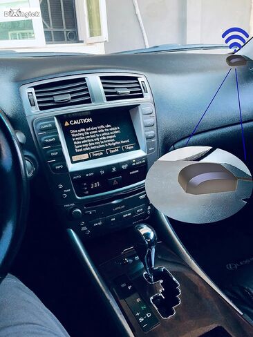 Waterproof GPS Antenna with Magnetic Base and Adhesive SMA Male Connector 3 Meters Cable, Compatible with Car Stereo Head Unit GPS Navigation System Module Truck Marine Boat GPS Tracker in Kuwait