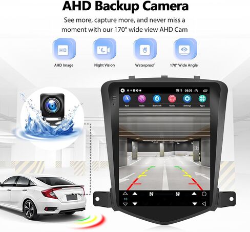 [2+64G Android 13] Car Radio Stereo for Chevrolet Chevy Cruze J300 2009-2014 with Wireless CarPlay&Android Auto/Mirror Link, 9.7 Inch Bluetooth Touch Screen FM/RDS GPS Navi WiFi SWC,Backup Camera+MIC in Saudi Arabia