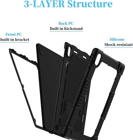 Case for Onn 12.1 Inch Pro Tablet 2024 Model/Onn 12.1" Tablet Pro 100146663 Case,Shockproof Kids Case with Shoulder Strap for Walmart Onn 12.1" Tablet Pro (2024 Model:100146663) (Navy/Pink) in Saudi Arabia