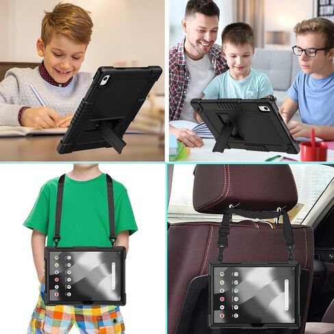 Case for Onn 12.1 Inch Pro Tablet 2024 Model/Onn 12.1" Tablet Pro 100146663 Case,Shockproof Kids Case with Shoulder Strap for Walmart Onn 12.1" Tablet Pro (2024 Model:100146663) (Navy/Pink) in Saudi Arabia