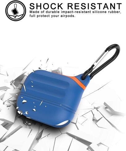 Halleast for AirPods 4 Case مقاومة للماء ، LED الأمامي المرئي ودعم الشحن اللاسلكي ، غطاء حالة السيليكون الواقي المتوافق مع AirPods 4 الملحقات ، براءات الاختراع الأمريكية ، الأصفر Nightglow in Kuwait