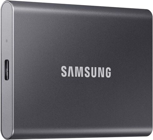 SAMSUNG Portable SSD T7, 4TB External Solid State Drive, Speeds Up to 1,050MB/s, USB 3.2 Gen 2 Bundle with 1 YR CPS Enhanced Protection Pack in Saudi Arabia