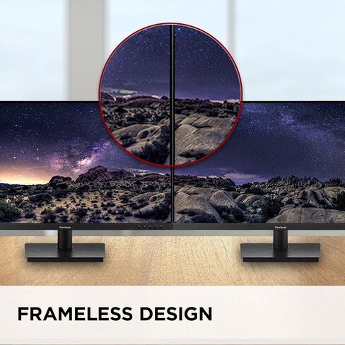 ViewSonic VA2709M 27 Inch IPS Full HD 1080p Monitor with 100Hz, Thin Bezels, Eye Care, HDMI, VGA Inputs for Home and Office in Saudi Arabia