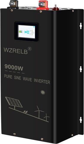 WZRELB 10000W 24V DC Split Phase Pure Sine Wave Inverter 120VAC 240VAC Output Power Converter Off Grid with High Efficiency up to 91.6% in Saudi Arabia