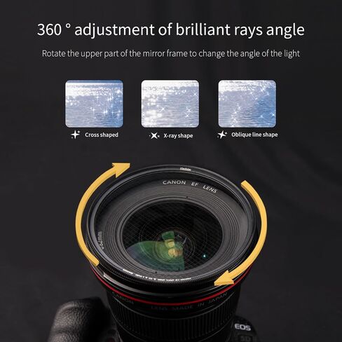 Haida 77mm Soft-Star 2 in1 مرشح الفلتر المسمار في مرشح الزجاج البصري لعدسة الكاميرا 4 نقاط النجمة + التركيز الناعم (سلسلة نانوبرو) in Kuwait