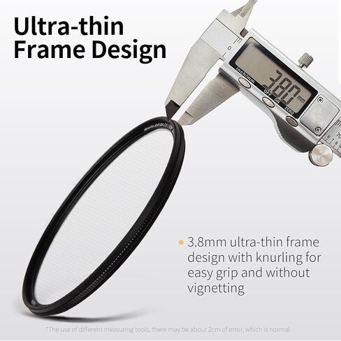 Haida 77mm Soft-Star 2 in1 مرشح الفلتر المسمار في مرشح الزجاج البصري لعدسة الكاميرا 4 نقاط النجمة + التركيز الناعم (سلسلة نانوبرو) in Kuwait
