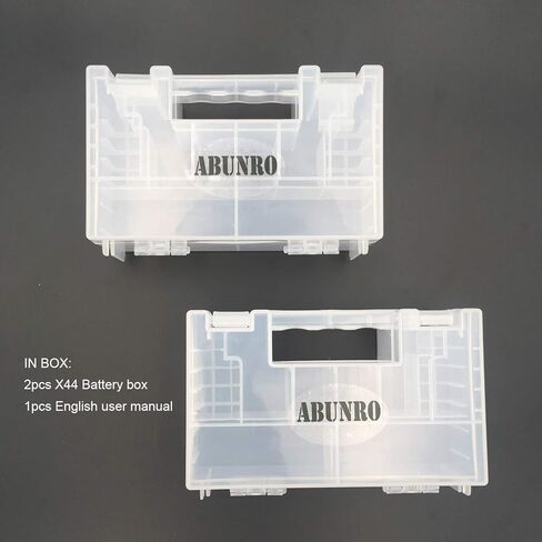 ABUNRO Battion Organizer STORGINGE STORGINGE لبطارية 60 ٪ ، تصميم ترقية لـ AAA AA 9V و Button Battion Batteries يحتوي على 60 بطاريات مختلفة (يحمل 60 بطاريات) in Kuwait