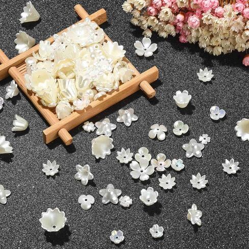 Airssory 1000 pcs راتنجات الغشاء الغامضة قبعات حبة AB ملون مطلي متعدد الحرة حبة حبة نهاية الجرس الكثافة لجمع المجوهرات صنع الحرف اليدوية - 9.5 ملم in Kuwait