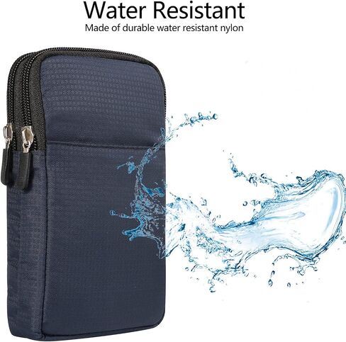 Men Cell Phone Belt Pouch Small Travel Crossbody Purse Phone Bag Compatible for OnePlus 12 11 10T 10 Pro Open/Motorola Edge/Moto G/G Pure Play Stylus/Nokia G310 C110 / Xiaomi 14 Pro (Grey) in Saudi Arabia