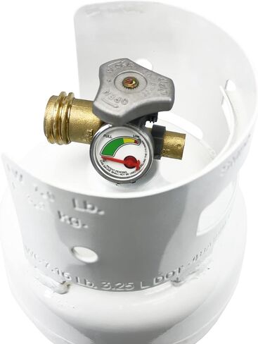 Flame King 3lb Steel Propane Tank مع صمامات مقياس و OPD ومحول خرطوم محول 4 أقدام لجهاز 1 رطل إلى الخزان 20 رطل in Kuwait