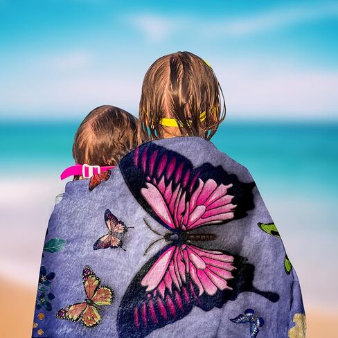 منشفة American Eagle Beach 30 "× 60" Microfiber USA Sand Free Free Travel Dry Dry Frans for البالغين أطفال في سن المراهقة (علم American Eagle USA) in Saudi Arabia