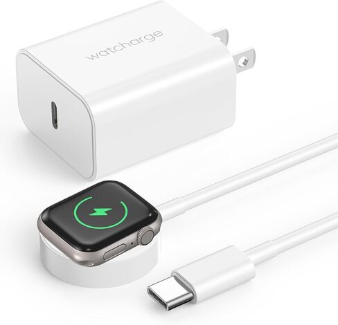 Upgraded Apple Watch Charger - USB C iWatch Charger, Magnetic Fast Charging Cable, 3.3FT, Compatible with Apple Watch Series 10/9/8/7/6/SE/SE2/5/4/3/2/1 Ultra in Kuwait
