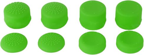 8Pcs Thumbstick Caps Fit for PS4 / PS5 Non Slip Thumb Stick Caps Cover Soft Silicone Joystick Cover Thumb Grip Protector, Black in Kuwait