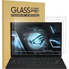 KEANBOLL 2 Pack Designed for ASUS ROG Flow Z13 Gaming Laptop Tablet Tempered Glass Screen Protector (13.4 inch，2023-2022), 9H Hardness Scratch Resistant-(Glass)