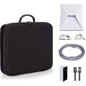 Starlink Mini Travel Case -Perfectly Fits Starlink Mini, Footpads, Adapters, Power Supply, Various Cables (Black)