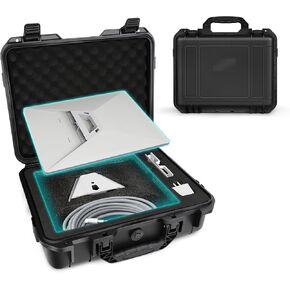 Starlink Mini Case, IP67 Waterproof for Starlink Accessories, Hard Case with Foam Precision Cut for Starlink Mini Dish Kit