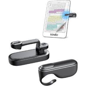 Remote Page Turner for Kindle Paperwhite Oasis Kobo eReader, Control Page Turner Clicker for Ipad/Phone/Tablet/E-Book Reading Accessories with Wrist Strap Storage Bag