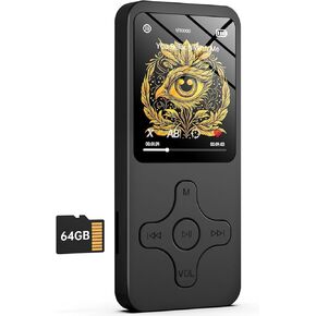 Nightingale Ⅲ :The Ultimate MP3 to Energize Your Day.Mp3 Player with Bluetooth,64GB, HiFi Lossless Sound Quality,Speaker,Recording,Photo,Video,e-Book