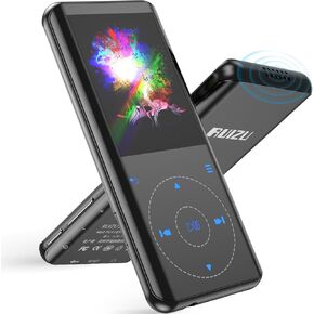 RUIZU 64GB MP3 Player with Bluetooth 5.3, Speaker, 2.4 inch Screen, Portable Music Player for Sport Running, FM Radio, Voice Recorder, Digital Audio Video Shuffle Playback, Support 128GB Micro SD Card