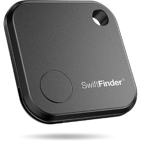 Keys and Phone Finder, Bluetooth Tracker Locator for Keys, Bags, Wallets and More, Up to 300 ft Range, Replaceable Battery, Water-Resistant, iOS and Android Compatible, 1 Pack