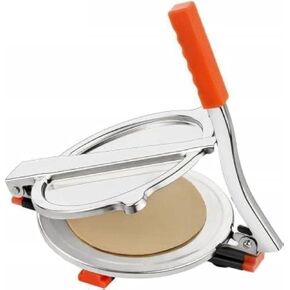Stainless Steel Puuri Maker Press Machine - roti chapati Maker Tortilla Makers for Home - papad-khakhra- Puri Maker Press Machine with Handle, Manual,
