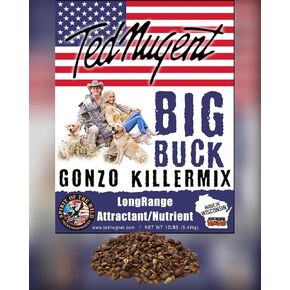 Ted Nugent Big Buck Gonzo Killermix Deer Attractant/Nutrient, 12 lbs