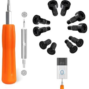 Doorbell Screwdriver Replacement, Doorbell Security Screws,T6 Screwdriver Fit Doorbell, 2nd Generation, Doorbell 2 / pro Doorbell 3 Doorbell 4 Doorbell Plus and Pro & Elite Doorbell Security Screw