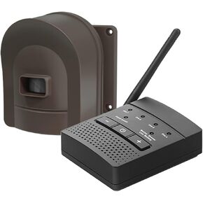 1/2 Mile Hosmart Driveway Alarm Wireless Sensor System & Driveway Sensor Alert System Weatherproof Security Outdoor Motion Sensor & Detector
