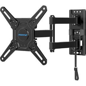 MOUNTUP Lockable RV TV Mount for 13-43 Inch TVs - Full Motion Swivel RV TV Bracket with Pull Cord Lock, Space Saving Design for Camper, Trailer, Motorhome, Truck - Max 33lbs & VESA 200x200mm, MU2101