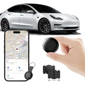 Car GPS Tracker for Vehicles Worldwide GPS Tracker for Vehicles Work with Find My (iOS Only), Car Vehicle Tracking Anti-Lost Locator with App for Cars, Wallet, Pets, Luggage