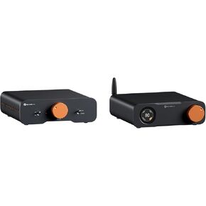Fosi Audio ZD3 Desktop DAC Preamp, Fully Balanced Digital to Analog Audio Converter and Fosi Audio ZA3 Balanced Stereo Amplifier Home Audio Component Mini 2 Channel Mono Amp