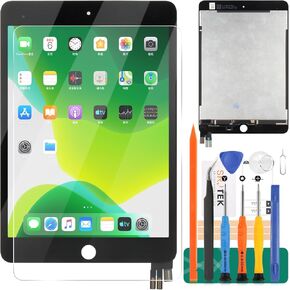 استبدال الشاشة لـ iPad Mini 5 A2133 2124 2126 عرض مجموعة أرقام شاشة LCD Touch Screen (أسود)