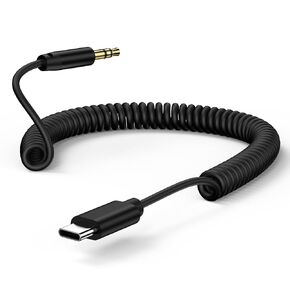 6ft USB C إلى 3.5 مم كابل Aux Aux Aux لـ Samsung Galaxy S25 Ultra S24 S23 A35 A56 A16 A14 ، من النوع C إلى 3.5 ملم CART STEREO CORL CAR CABL