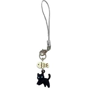 Multipurpose Handmade Beaded Cats Charm Lovely Phone Strap Stylish Accessory Portable for Fashionable Decoration