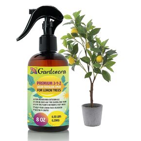 Professional Fiddle Leaf FIG Spray Fertilizer Mist for Home Gardening | 3-1-2 Gentle Blend Mist for Healthy Leaves & Growth | Essential Nutrients for Fiddle Leaf Figs - 8oz