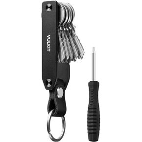VULKIT Metal Key Organizer Minimalist Key Holder Compact Key Case Keychain in Kuwait