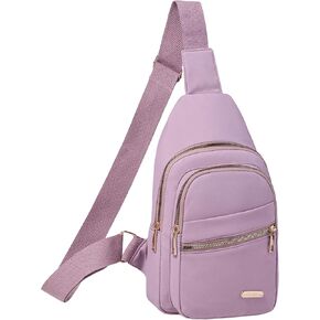 Small Sling Backpack Crossbody Sling Bag for Women, Chest Bag Daypack Fanny Pack Cross Body Bag for Outdoors Hiking Travel - Black