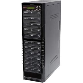 BestDuplicator BD-LG-10T 10 Target 24x SATA DVD Duplicator with Built-in LG Burner (1 to 10)