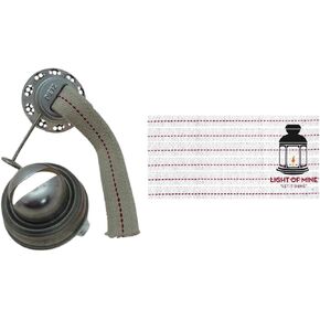 Light of Mine - Dietz #76 Original Oil Lantern Replacement Kit Including Burner and 100% Cotton 1/2" Wick Strips (Original)