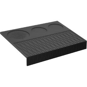 IKAPE Coffee Accessory Tool, Silicone Mat with Portafilter Holder, Espresso Tamping Station Mat, Distributor Food Safe & Non-Slip 11.61''x8.54'' (GJ-MAT)