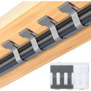 50Pcs Hook and Loop Cable Ties, Self-Adhesive Cord Straps Organizers, Under Desk Cable Management Clips, Wire Organizers for Office, Household & Home Essentials