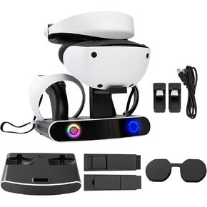 PS VR2 Accessories Kit, PS VR2 Controller Charging Station and PS VR2 Lens Protective Cover
