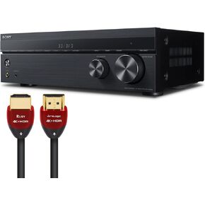 Sony STR-DH590 5.2 AV Receiver Bundle with Pair of 8ft 8K HDMI Cables