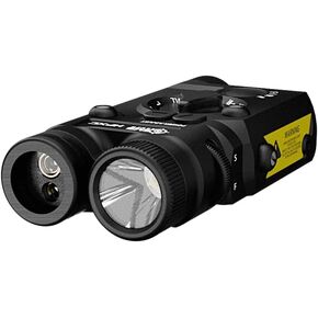 SMS Laser HFXC 4-in-1 ليزر أخضر ، ليزر الأشعة تحت الحمراء ، إضاءة الأشعة تحت الحمراء ، 1000 ضوء أبيض لامع ، قوة قابلة للتعديل ، مصنوعة من الألومنيوم المختلط ، مناسبة لبنادق السكك الحديدية بيكاتيني ، فئة ليزر ، أقل من 5 ميجاوات