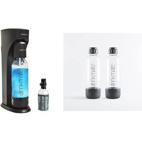 Drinkmate OmniFizz Sparkling Water Maker and Extra Carbonating Bottles Bundle