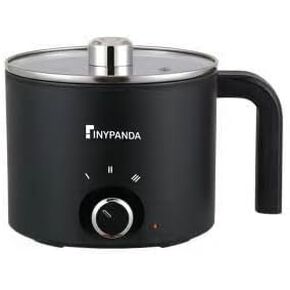 Hot Pot: 1.8 Liter Ramen Pot, Dual Power Mini Portable Multi-Functional Lazy Pot for Pasta, Noodles, Eggs, Soups, Non-Stick with Anti-Boiling Function for Dorms and Offices