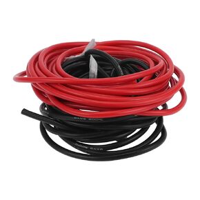 Ground Wire Power Wire 12m Black Red TC 1 Set 8AWG Fully Insulated& Soft Touch Jacket Car Radio, Automotive, Car Speakers Universal