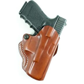 DeSantis Thumb Break Scabbard OWB Holster - Leather Right Hand Gun Holster, Fits Standard 1911 Models 5", from COLT, S&W, SIG Sauer, Ruger, Kimber, Springfield, and Others - Right Hand Draw, Black