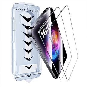 for iPhone 16 Pro Max Tempered Glass Screen Protector HD Screen Protection Clear Glass Dust Resistant Fingerprint Resistant [2 Pack]